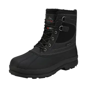 NORTIV 8 Men's Wide Fit Waterproof Winter Snow Boots