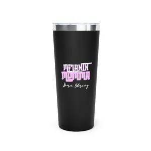 MELANIN MOMMA Copper Vacuum Insulated Tumbler, 22oz (WHT)