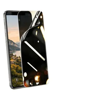 1 Count Glossy Anti-Spy Full Cover Front Screen Protector Soft Hydrogel Films Suitable for iPhone 17 17Pro Pro Max 17Air 17Plus iPhone 16 16Pro Pro Max 16Plus 16E Bubble-Free Protection, High Touch Sensitivity, Full Coverage, Edge to edge Cover