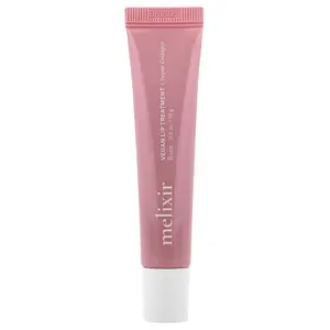 Melixir Vegan Lip Treatment + Vegan Collagen, 2 Rose, 0.5 oz (15 g)