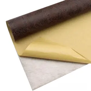 Vintage Artificial Leather Sticker, Raised Texture Synthetic Leather Fabric DIY Self-Adhesive Leather Sofa Furniture Repair, 20x33cm