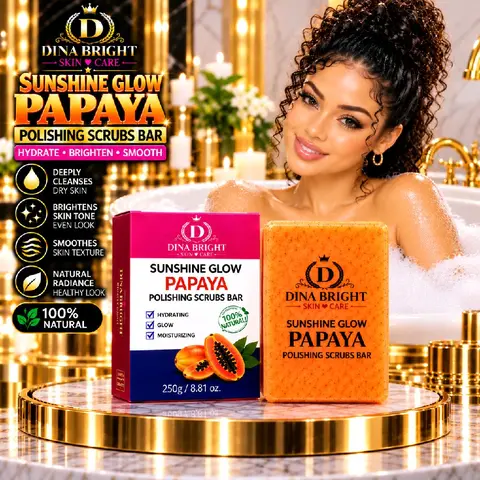 SUNSHINE GLOW STRONG BRIGHTENING SOAP – SUN-KISSED RADIANCE BOOST FOR DULL, DISCOLORED & UNEVEN-LOOKING SKIN.