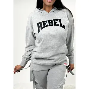 Rebellious® Clothing Co. - Women's Rebel Hoodie - Athletic Gray