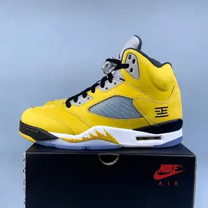 'Tokyo' 2025 Tokyo Black and Yellow Men's lace-up Outdoor Sneakers Breathable Casual Running Shoes