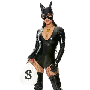 Forplay Women's Halloween Steal the Dough Sexy Cat Burglar Costume