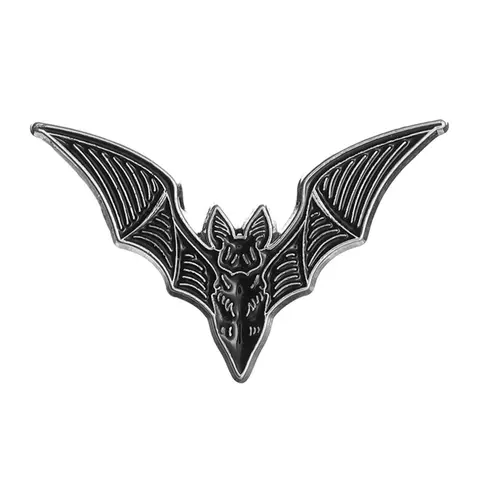 Halloween Gothic Enamel Brooch Pin Dark Bat Badge Backpack Lapel Pin Fashion Jewelry for Men Women Daily Wear Gift Idea Bat Pins