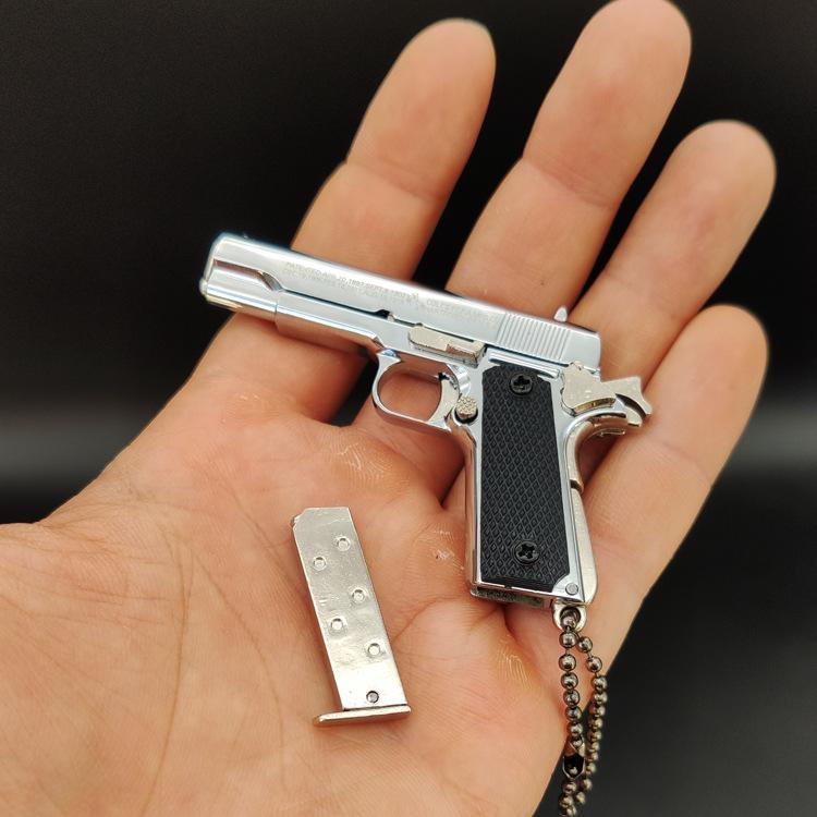 Scale Mini Colt M1911 Pistol Keychain M1911  Pistol Keychain, Hanging Decor