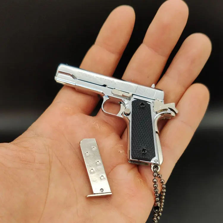 Scale Mini Colt M1911 Pistol Keychain M1911  Pistol Keychain, Hanging Decor