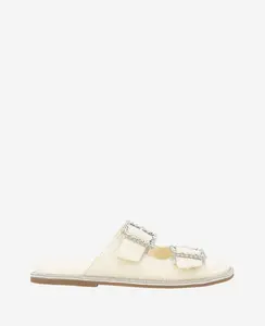 REACTION - The Sydney Slip On Linen Sandal