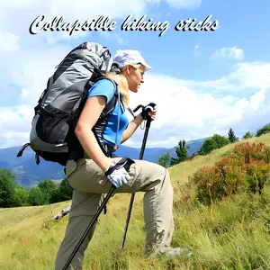 Walking Cane for Men & Women - Folding Adjustable Walking Canes for Seniors, Heavy Duty, Foldable, Travel Bag, Christmas 2025 Ornament hiking sticks trekking poles Lightweight