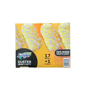 Swiffer Duster Heavy Duty Starter Kit Handle + Refills (17 Count)