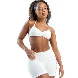 DFYNE Triangle Cup Seamless Bra + Shorts Set |   Quick-drying and breathable, suitable for fitness, yoga, and running |   One-piece design for unrestricted movement and light, free movement
