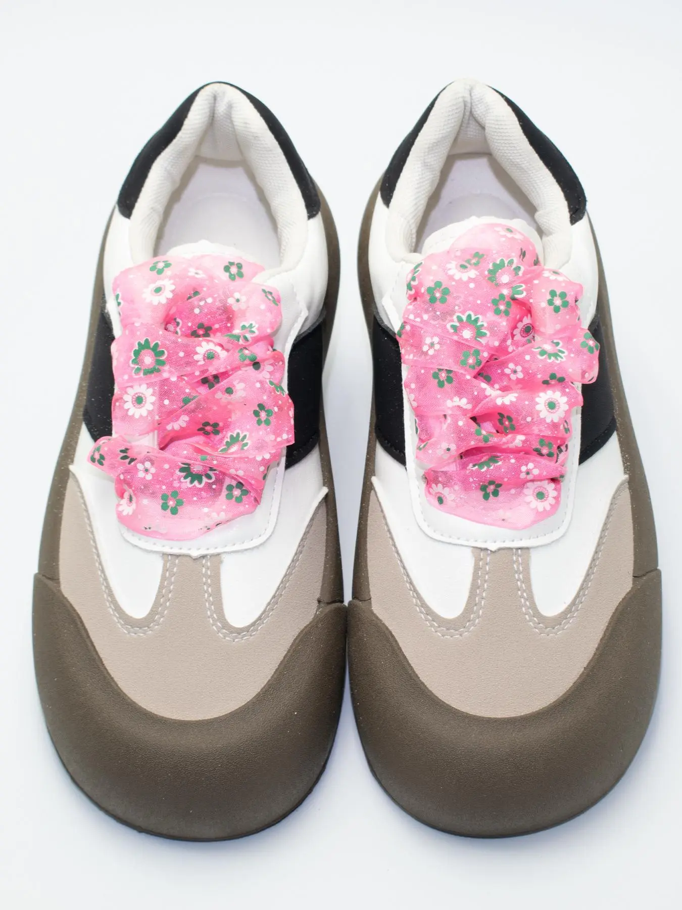 Floral Pattern Shoelaces, Fashionable Shoes Laces for Women's Sneakers, Casual Shoes Accessories for Daily Wear