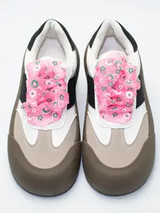 Floral Pattern Shoelaces, Fashionable Shoes Laces for Women's Sneakers, Casual Shoes Accessories for Daily Wear