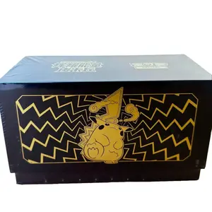 Pokemon TCG S-Chinese Brilliant Energy Black Gold Gift Box (Pikachu) CS4.1C with Fusion Strike Packs