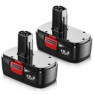 Stable Environmentally Friendly  Upgraded 19.2 Volt 3.6Ah Ni-MH Replacement  Performance Capacity   Battery Compatible with Craftsman C3 DieHard 130279005  1323517 Cordless Power Tools 2 Pack