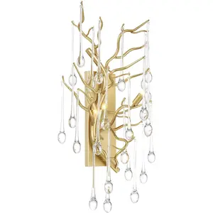 CWI Lighting Anita 3 Light 11 inch Gold Leaf Wall Light 1094W11-3-620