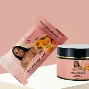 Peau Noire Glow Skin Care Treatment Set - 2-Piece Multi-Pack for Gentle Exfoliation, Deep Hydration and Skin Repair