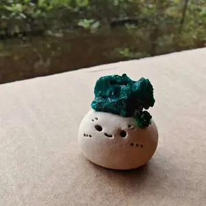 Handmade Malachite Ornament Cuties