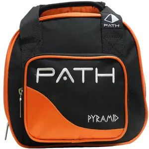 Pyramid Path Plus Spare Ball Tote Bowling Bag (Black/Orange)