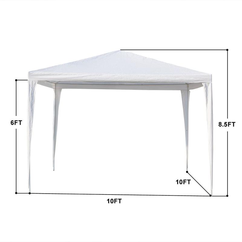 Heavy Duty 10''x10'' Outdoor Wedding Tent Canopy for Parties and Events