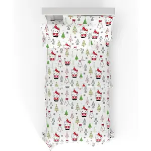 Hello Kitty Holiday Cotton Flannel Sheet Set
