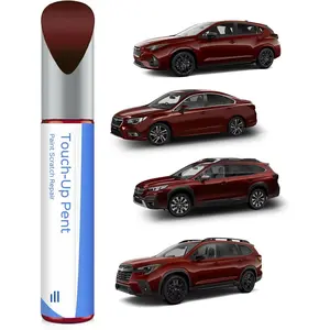 M1Y Crimson Red Pearl Touch Up Paint Compatible with Subaru Exact Match Chips and Nicks Touch Up