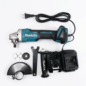 Makita DGA404 18V  Brushless Cordless Angle Grinder, 125mm Wheel, Metal Cutting Grinding Polishing, Industrial Workshop Handheld Power Tool, Compact Ergonomic Design, High Efficiency & Long Runtime
