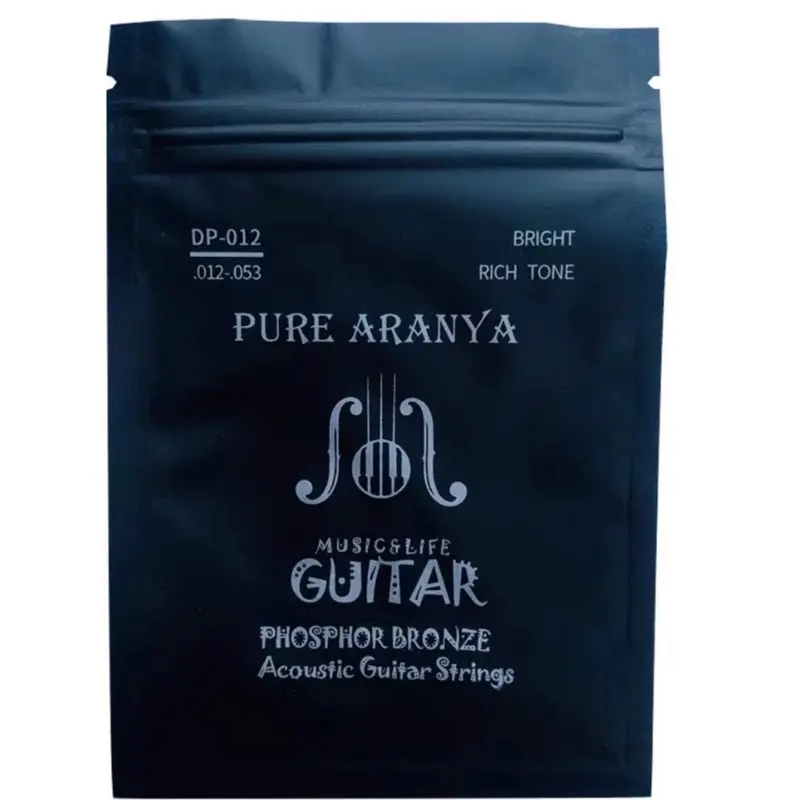 Pure Aranya Acoustic Guitar Strings - Bright, Smooth, Long-Lasting Tone