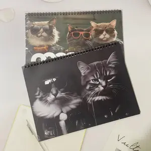 2026 Cool Cats Wall Calendar, Funny Dressed Cats Monthly Calendar for Home Office Decor