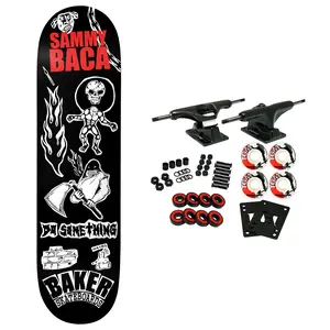 Baker Skateboard Complete Sammy Baca Divine Evil 8.5" x 32"