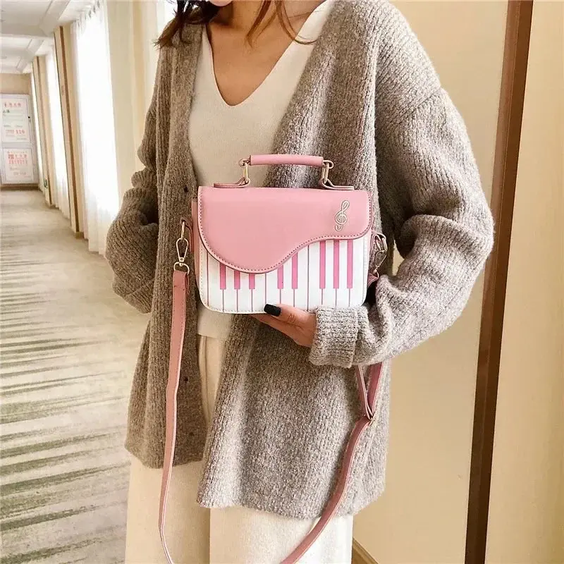 Piano Crossbody Bag for Women | Cute Piano Shoulder Handbag