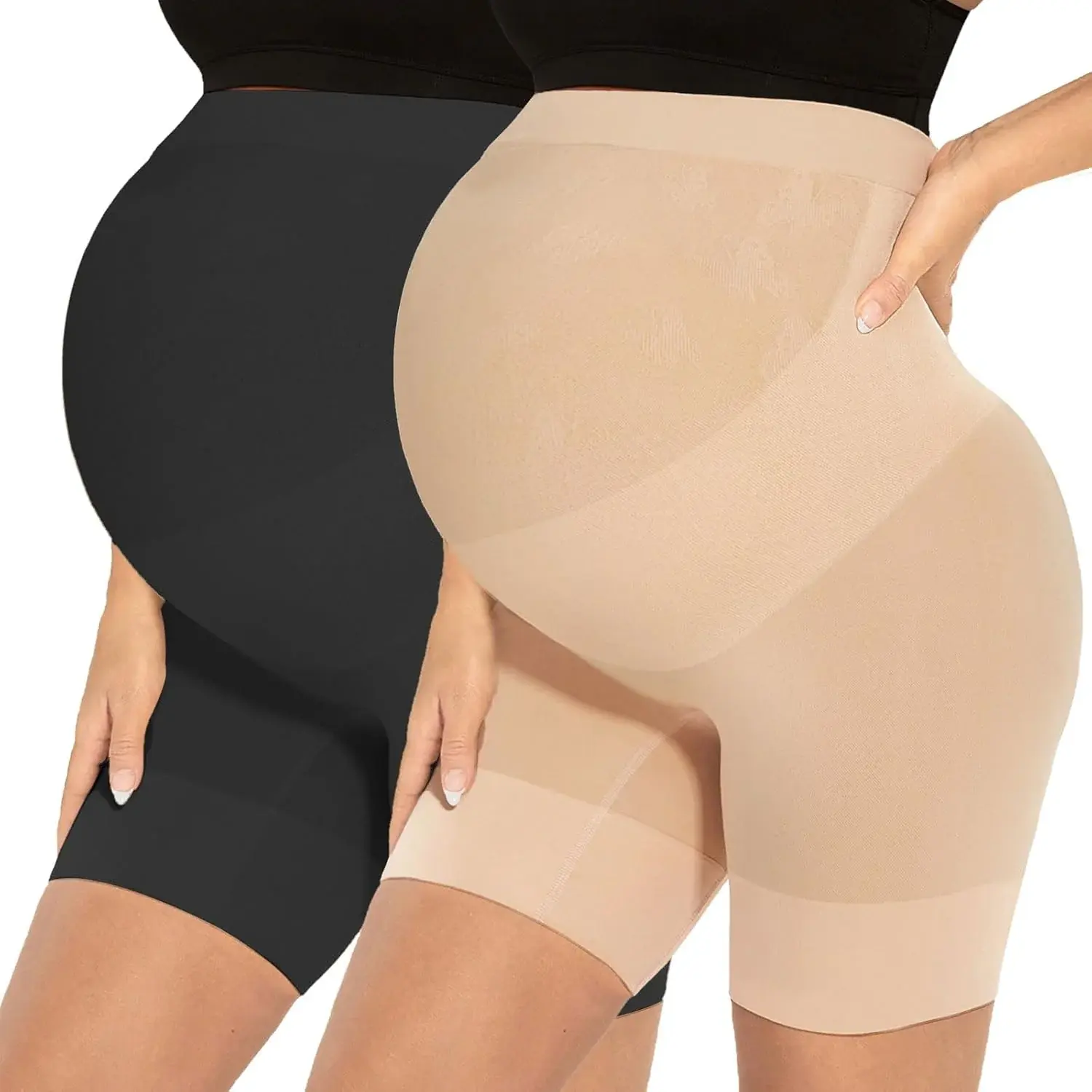 Seamless Maternity Shapewear, Mid-Thigh Underwear - Maternity Dress for Baby Shower