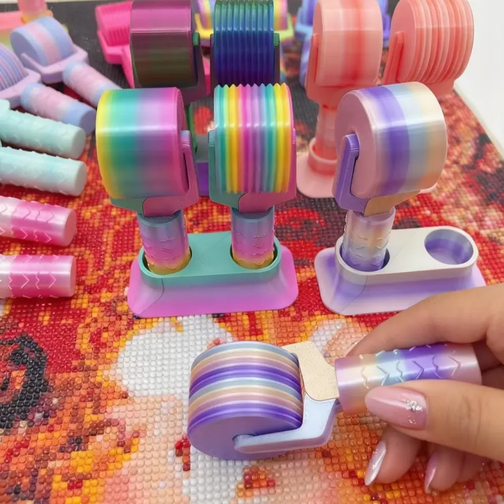Diamond Painting Kits Multi-Color Heart Press Diamond Set Roller, DIY Art Auxiliary Tool, Practical Tools for Craft Enthusiasts, DIY Craft Supplies