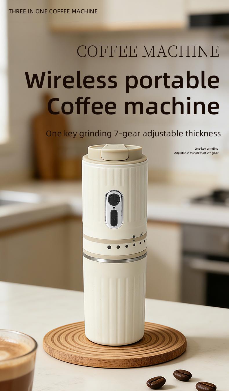 Portable Coffee Machine - Household Kitchen Appliance for Coffee and Tea Brewing