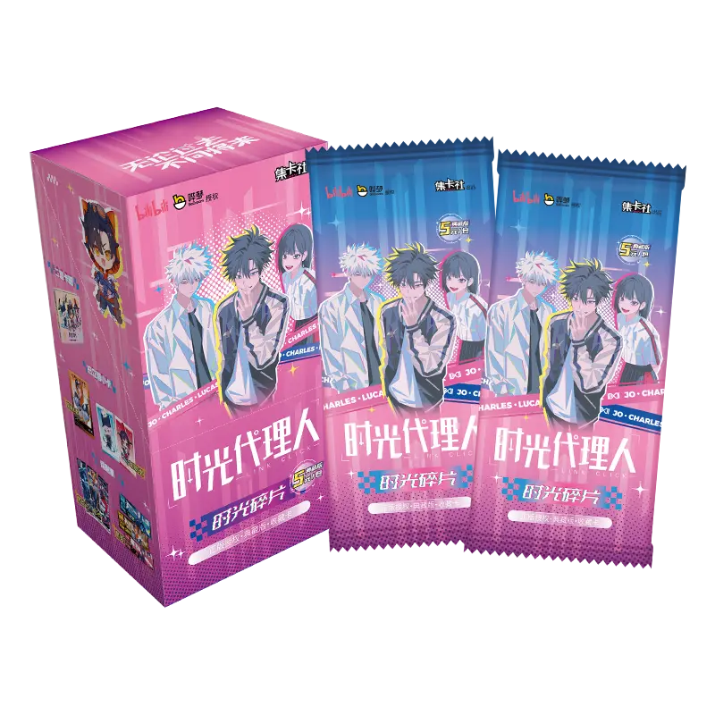 Cardfun 20 Packs Linkclick Time Fragment Collectible Trading Card TCG CCG Birthday Gift Collection Cards Premium Collections Booster Packs