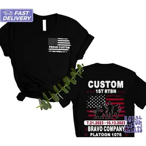 Proud CustomTshirt, Custom Military Shirts, Matching Proud Family Tee, Bootcamp RTBN Platoon Company Shirt, Soldier Graduation Shirt, CS74