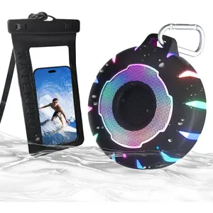 F-ADE16 Waterproof Shower Bluetooth Speaker, Durable & Portable with Clear Sound, Ideal for Shower, Pool, Beach & Kayaking – Great Gift for All Ages
