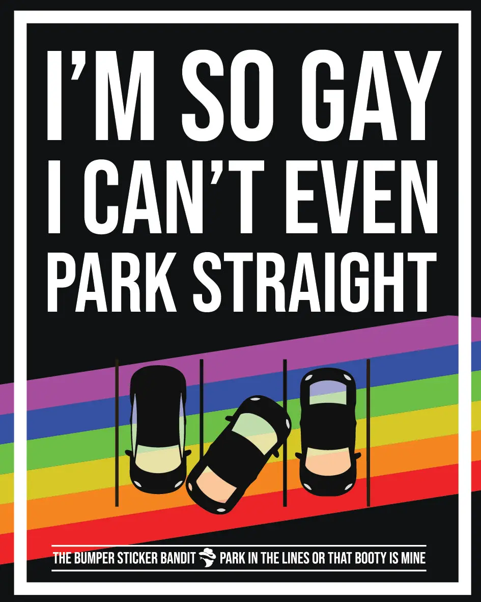 I'm so gay - Eggshell (15 pack)