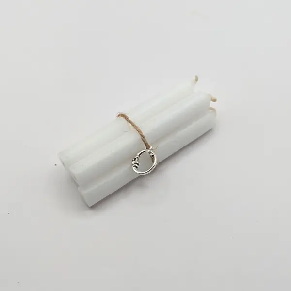 White Chime Candles (Pack of 4)