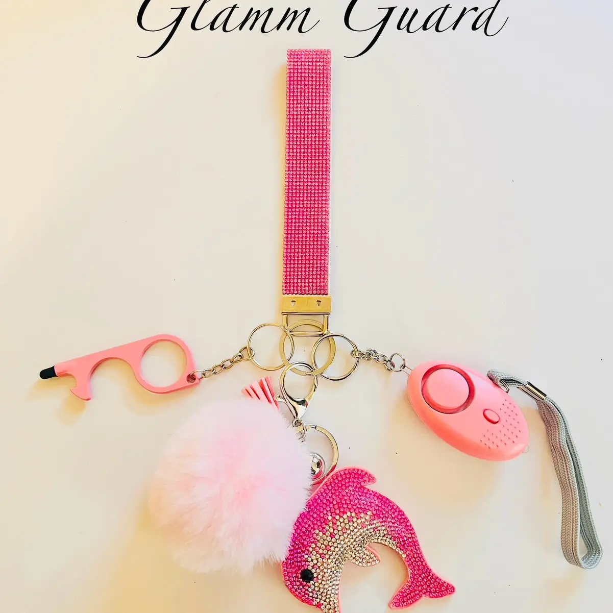 Kids Collection: Pink Dolphin Keychain Set