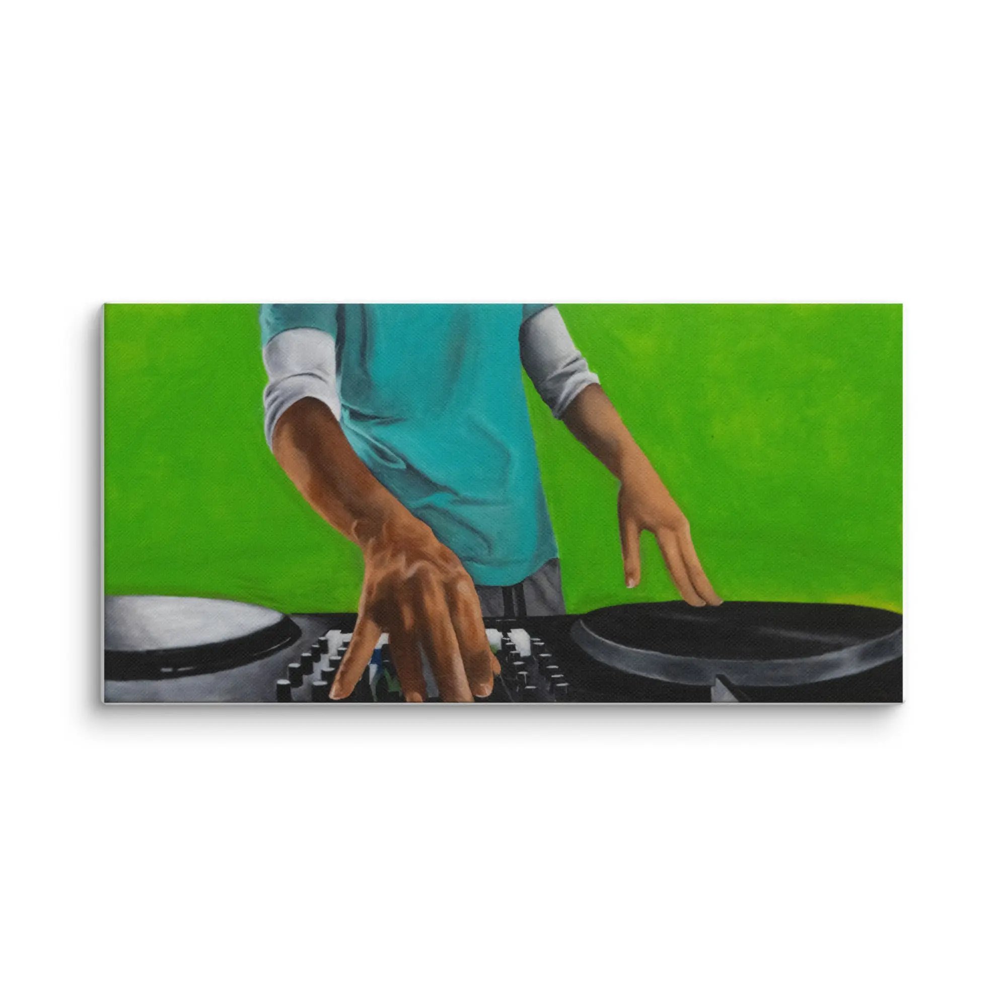 The DJ - Gallery Wrapped Canvas