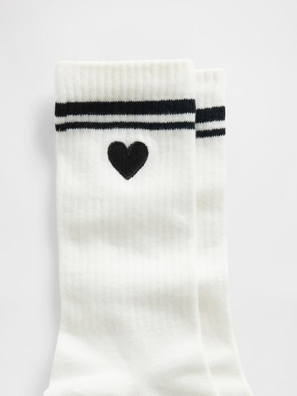 Gap Men's Heart Crew Socks  - Gender Neutral