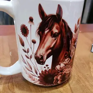 Horse Coffee Cup Set Horse Coffee Cup Set