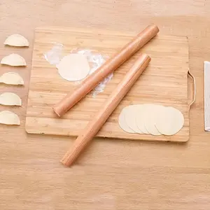 Solid Wood Rolling Pin for Dumpling & Noodle Making, Durable Wooden Roller for Easy Cooking, Perfect for Home Kitchens, Baking Tools