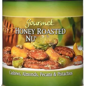 Savanna Orchards Gourmet Honey Roasted Nut Mix - Cashews Almonds Pecans & Pistachios 30 oz Snack