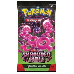 Pokemon TCG Shrouded Fables Sealed Booster Pack Single 10 Card per Pack Authentic Trading Cards for Collectors and Players