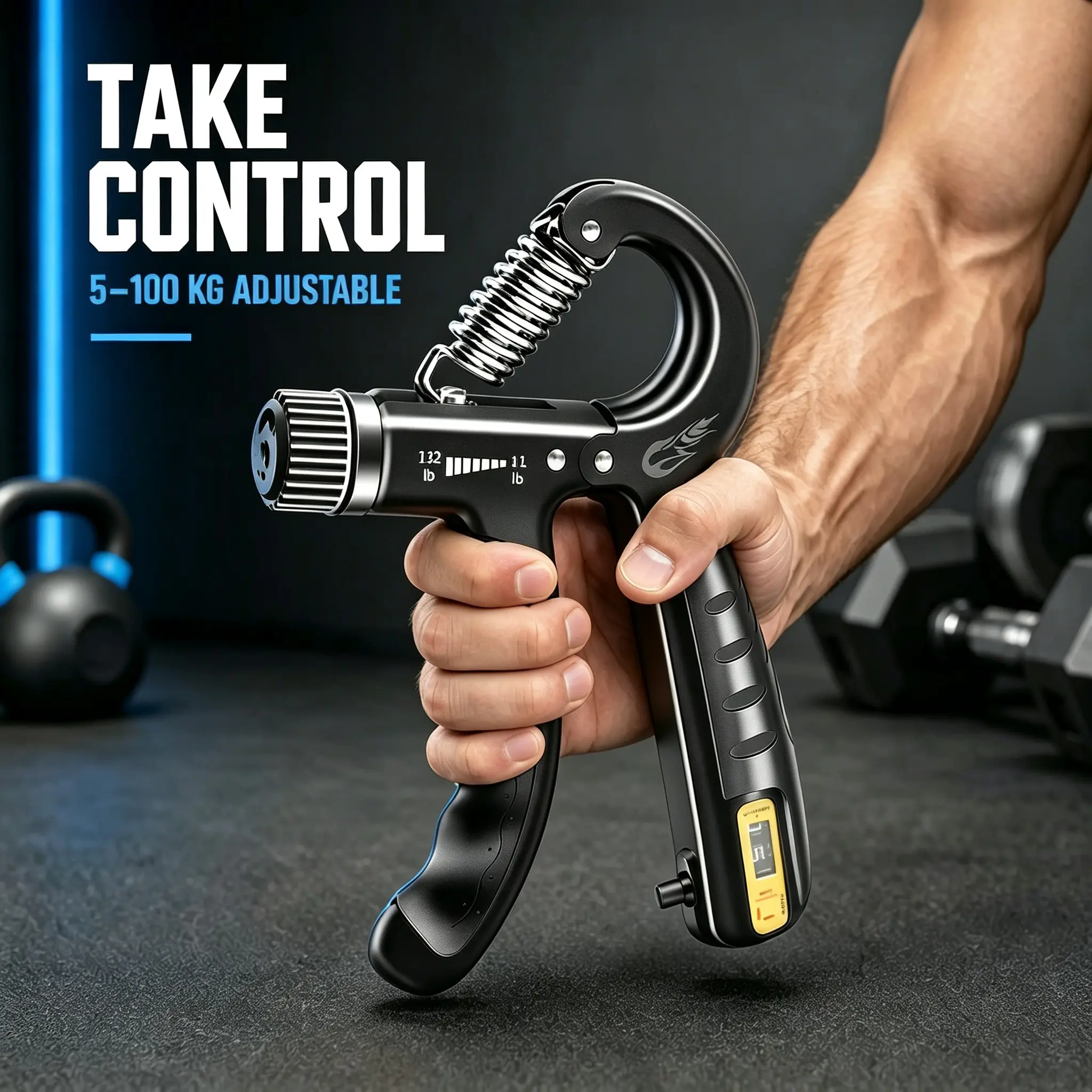 5 Pack Hand Grip Trainer Set Adjustable Resistance Gripper, Overhand Grip Builder, Build Forearm Veins, Finger Exerciser, Finger Stretcher, Grip Ring & Stress Relief Grip Ball For Athletes, Boyfriend Present, Fathers Day Gifts