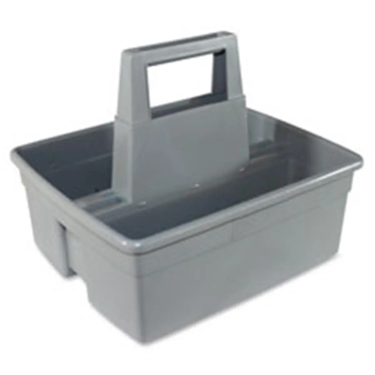 212 MAIN Grey Sturdy Portable Maids Basket - High Sides, Comfortable Grip, Prevents Bottles & Aerosols, Janitorial Carts Alternative - Home Supplies Laundry Tool Accessory for Room Organiser, Prevents Bottles And Aerosols