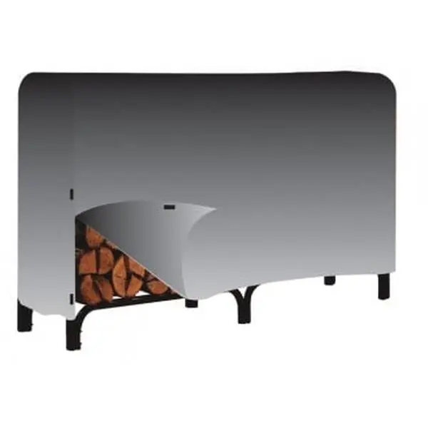 Wetsel 634552 15214 8 ft. Vinyl Log Rack Cover